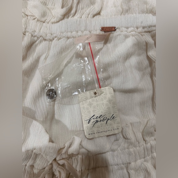 NWT Free People Beach Bliss Maxi Ivory Dress SIZE: L - Picture 10 of 10